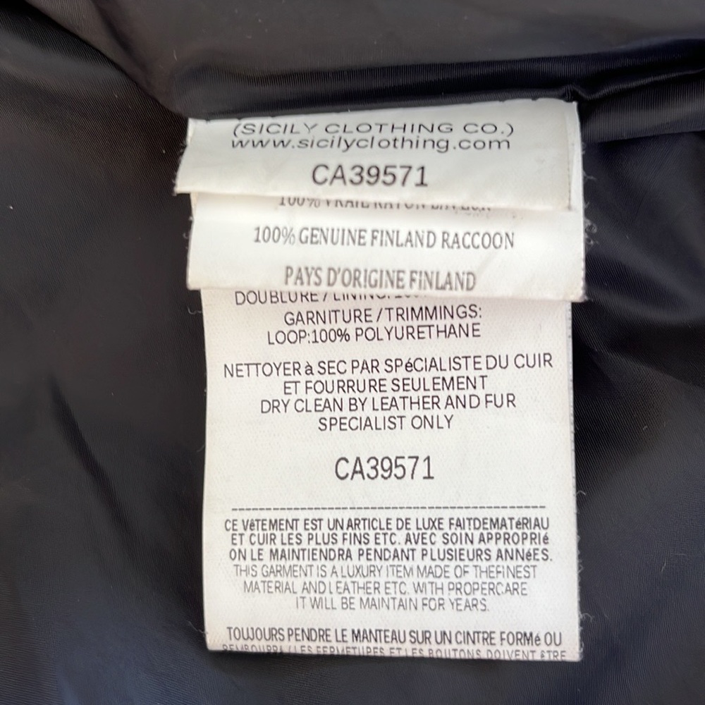Sicily Winter coat 🚨size small available 🚨large SOLD - Picture 11 of 14